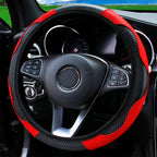 Leather Car Steering Wheel Cover
