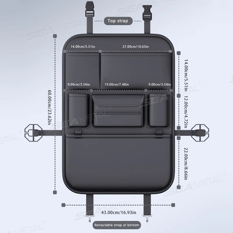 Back Seat Storage Organizer