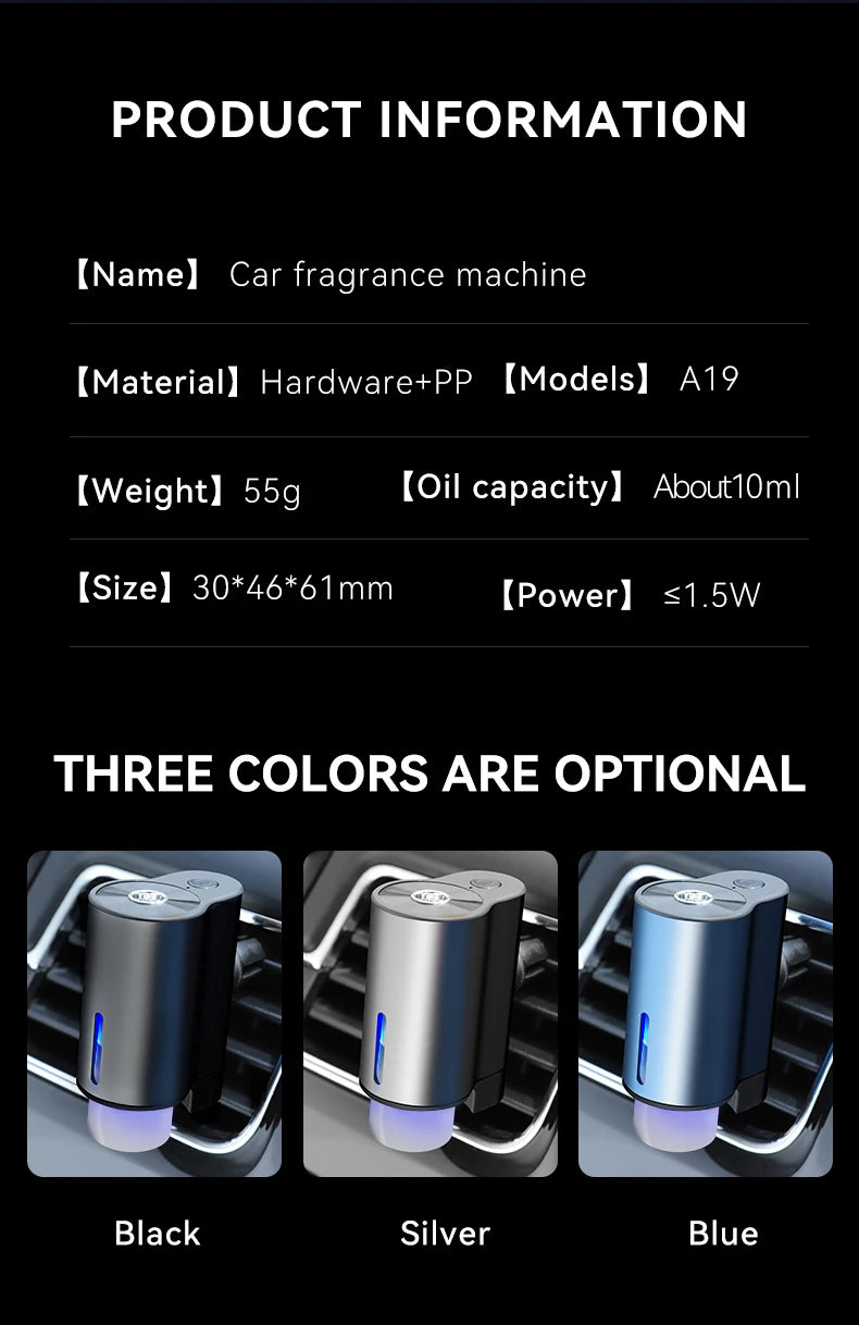 Car Air Aromatherapy Diffuser