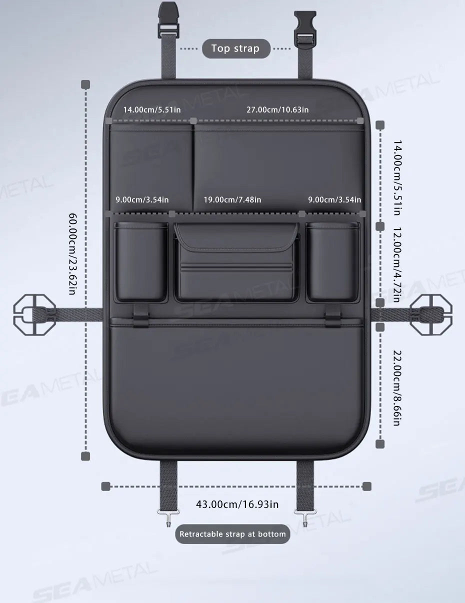 Back Seat Storage Organizer