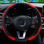 Leather Car Steering Wheel Cover