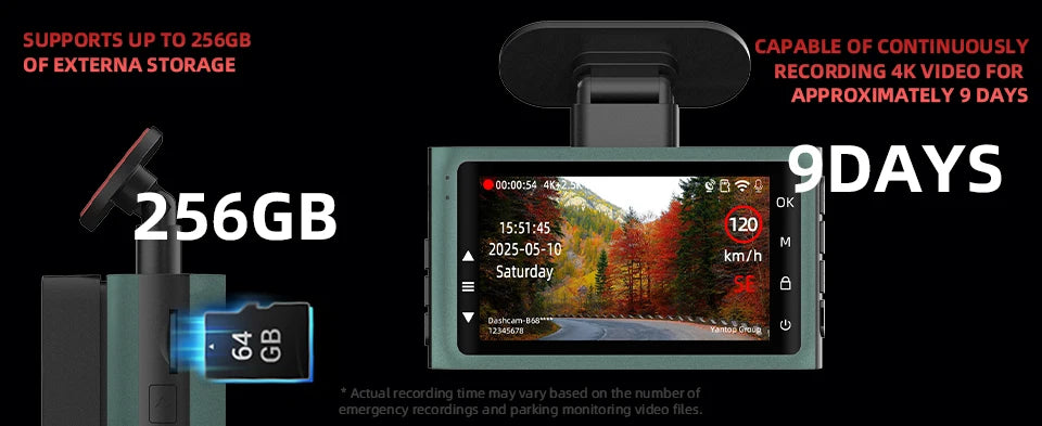 4K Dashcam 