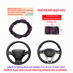 Leather Car Steering Wheel Cover