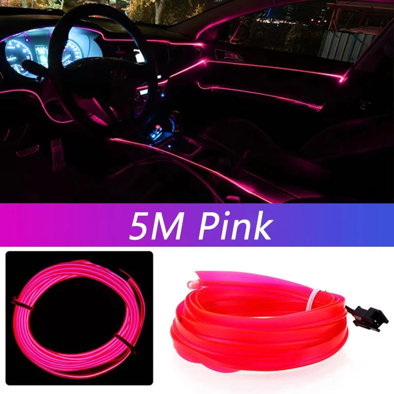 Car Interior Neon LED Strip