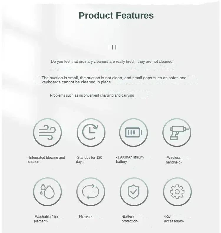 Car Hand Vacuum Cleaner