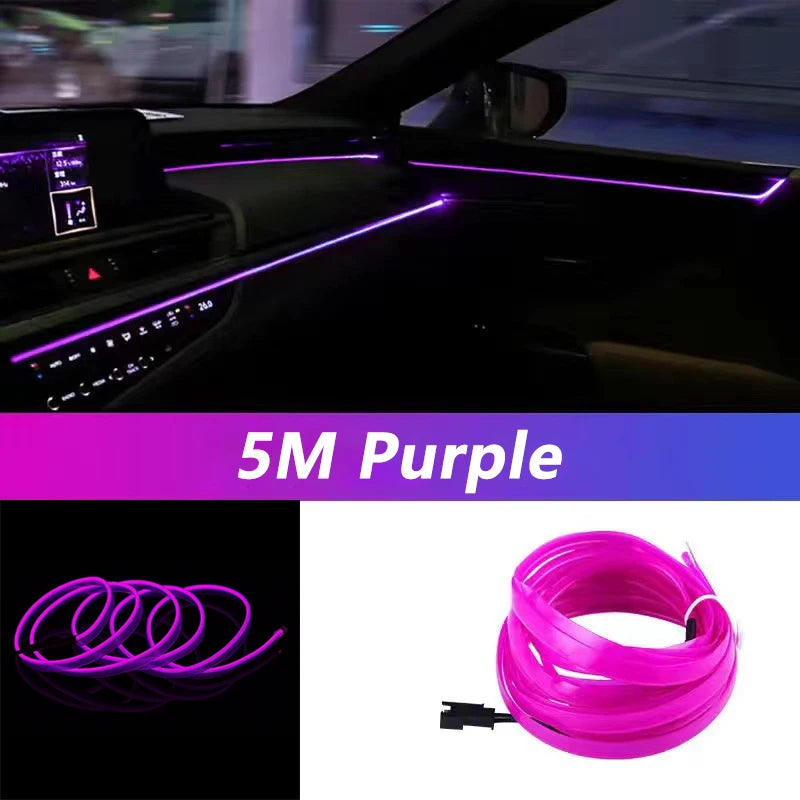 Car Interior Neon LED Strip