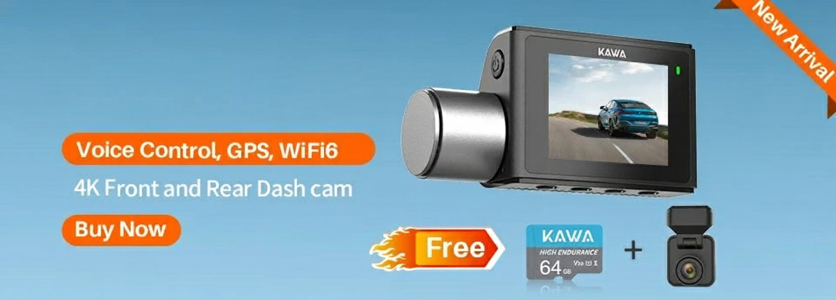 2K Mini Inside Car Dashcam