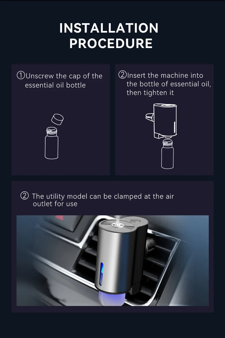 Car Air Aromatherapy Diffuser